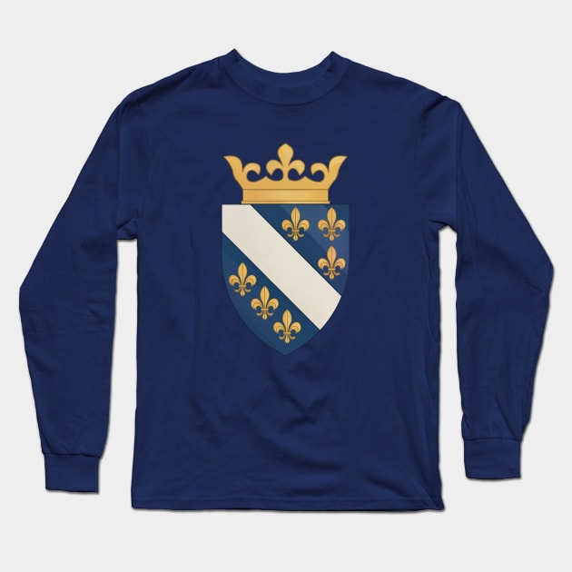 BOSNIAN ROYALTY v1 Refreshed (Bosnian Kingdom, Kraljevina Bosna) Long Sleeve T-Shirt by patrian.store